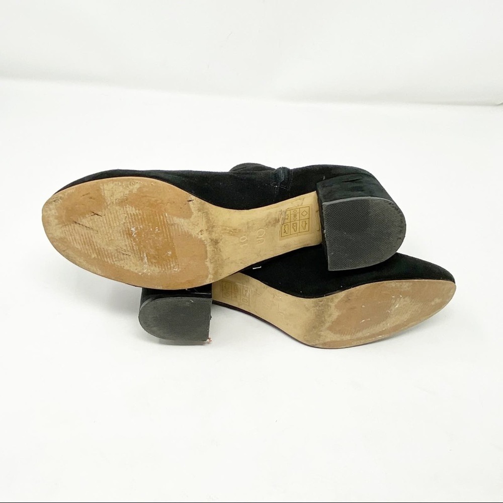 UO Margot Black Suede Boots in Size 10 - Picture 7 of 7